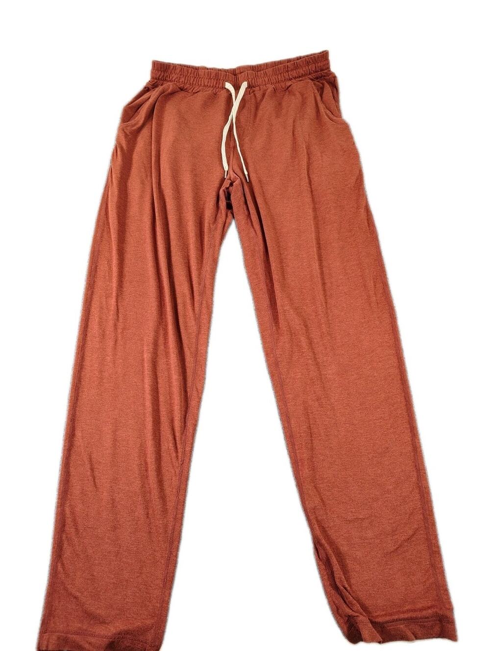 Vuori Ponto Performance Pants Men's L Rust DreamKnit Stretch Active Gym V418 EUC